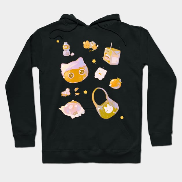 Yummy Snacks Hoodie by happyyu